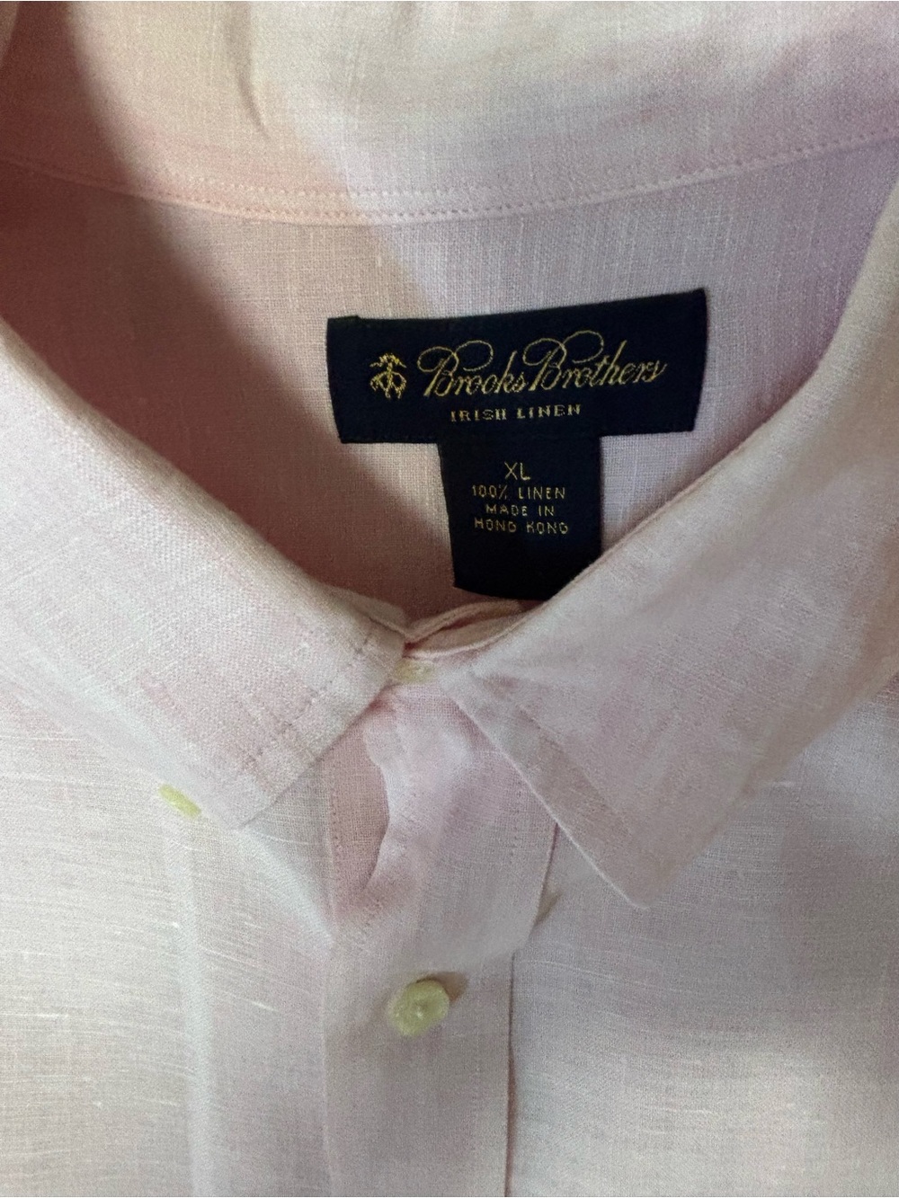 Brooks Brothers Linen Long Sleeve Button down Shirt XL - Picture 3 of 3